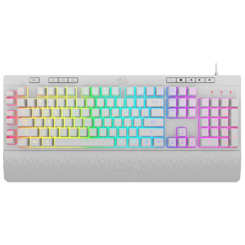 Teclado Redragon Shiva Rgb Blanco